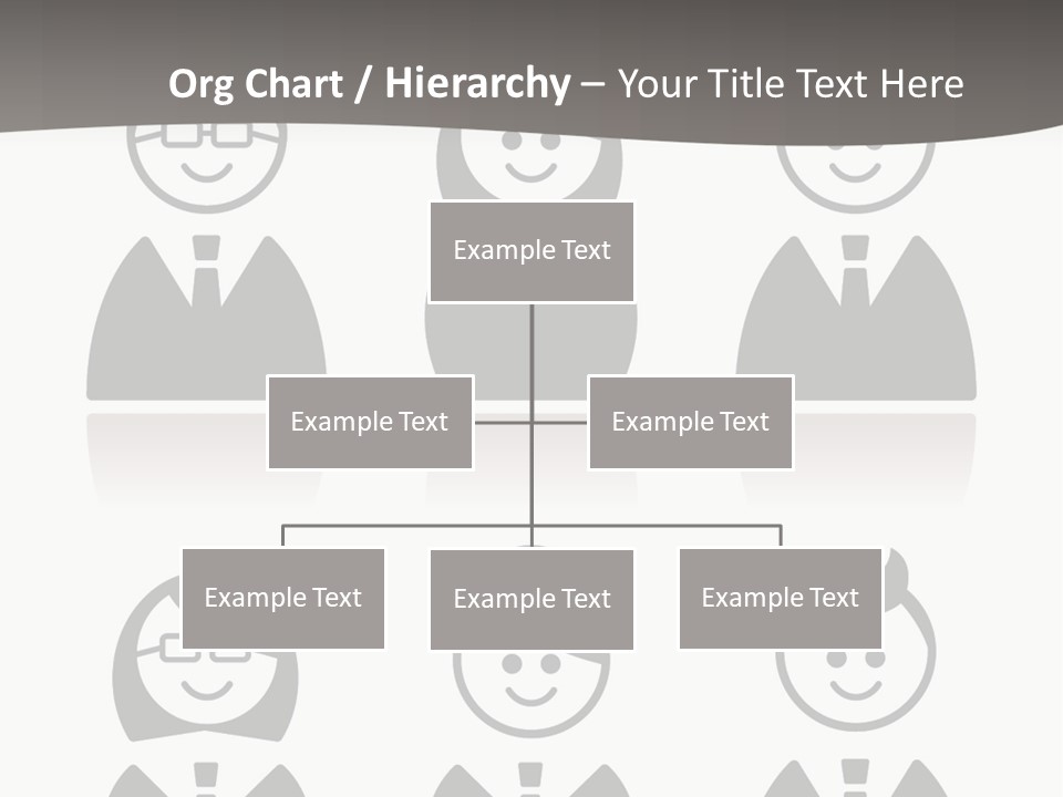 Organization Illustration Work Together PowerPoint Template