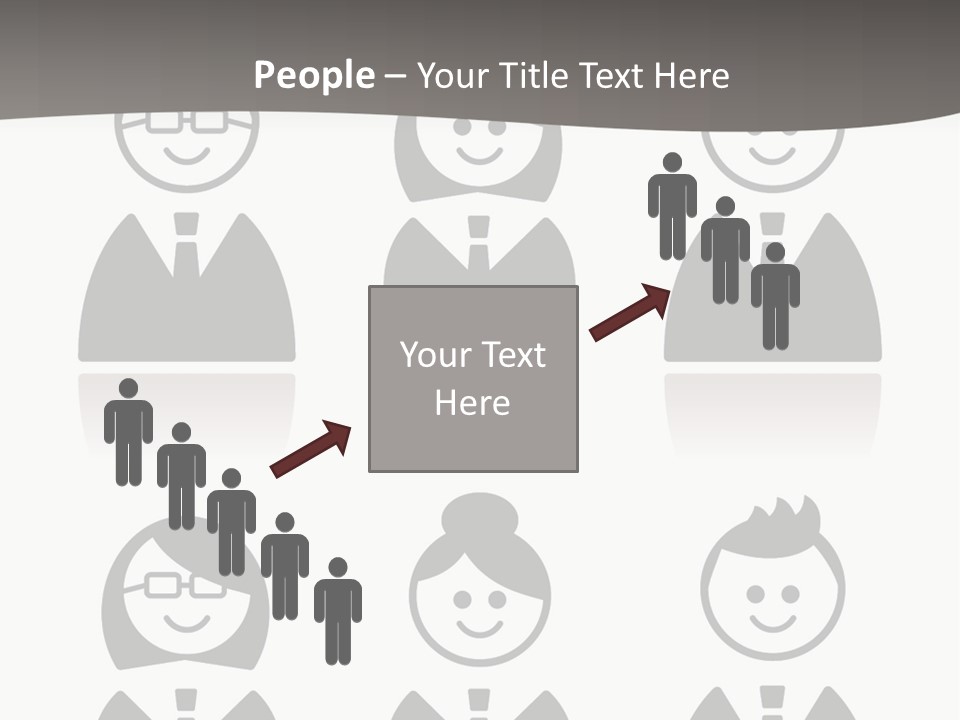Organization Illustration Work Together PowerPoint Template