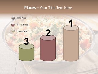 A Dish Of Rice With Tomatoes And Parsley PowerPoint Template