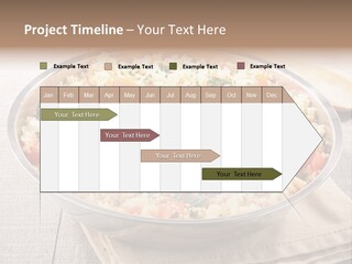 A Dish Of Rice With Tomatoes And Parsley PowerPoint Template