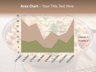 A Dish Of Rice With Tomatoes And Parsley PowerPoint Template