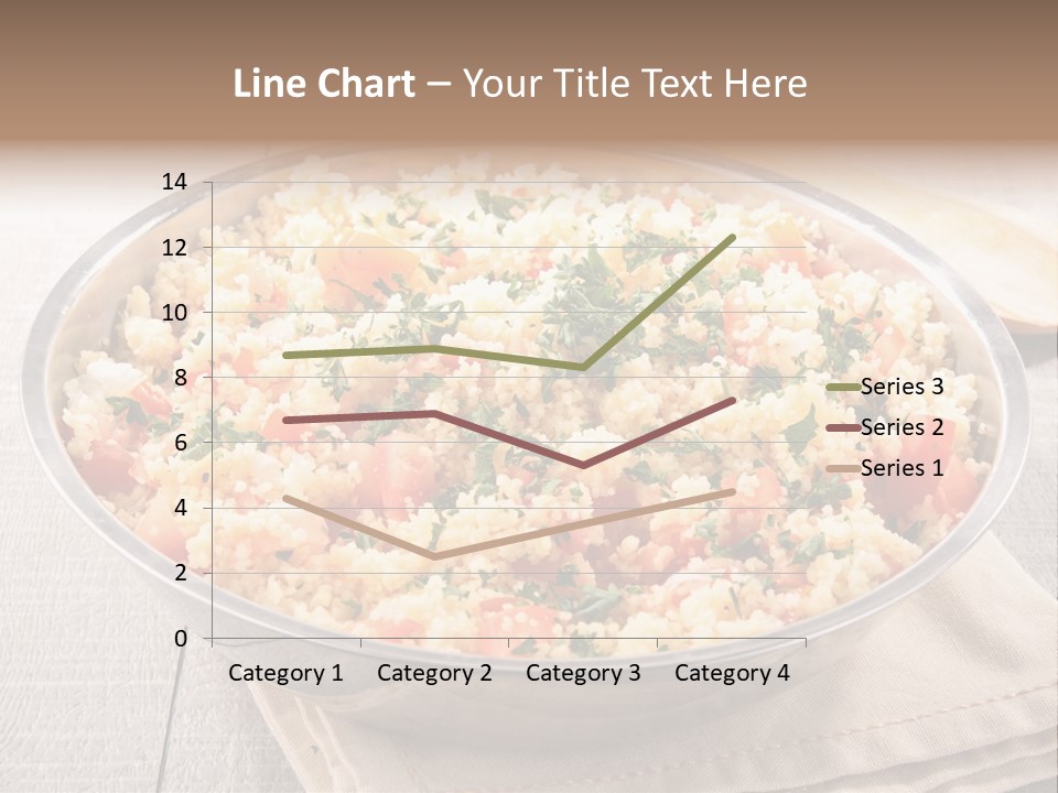 A Dish Of Rice With Tomatoes And Parsley PowerPoint Template