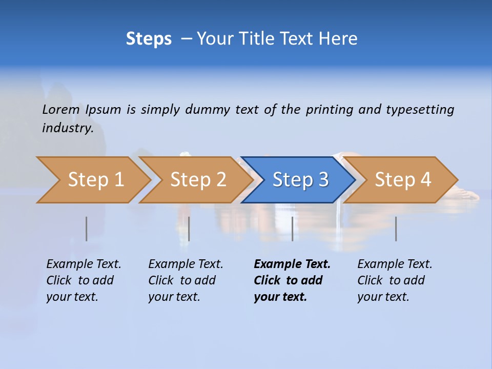 A Woman In A Bikini Laying On The Water PowerPoint Template