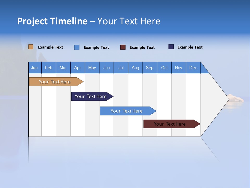 A Woman In A Bikini Laying On The Water PowerPoint Template