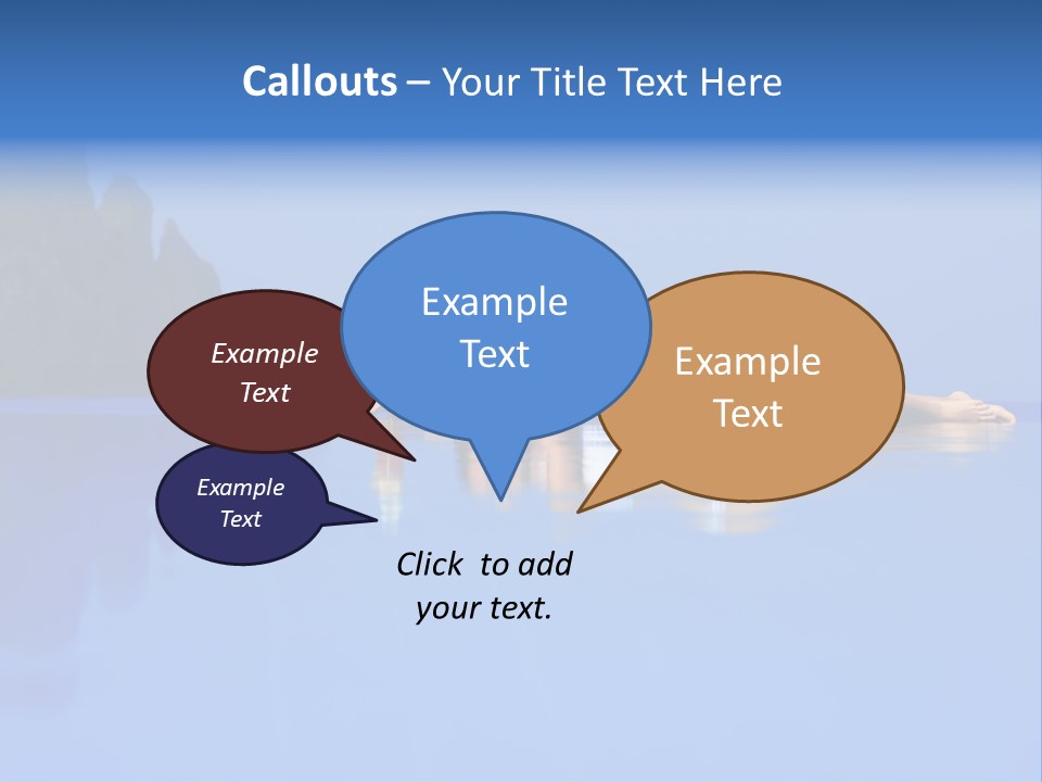 A Woman In A Bikini Laying On The Water PowerPoint Template