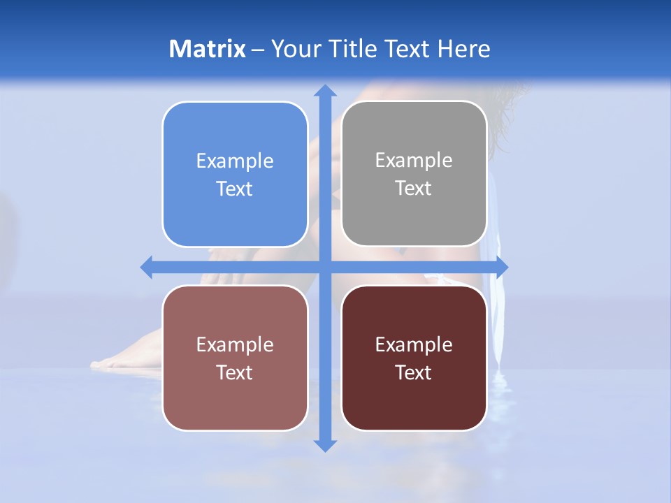 Bullet Offset Arm PowerPoint Template