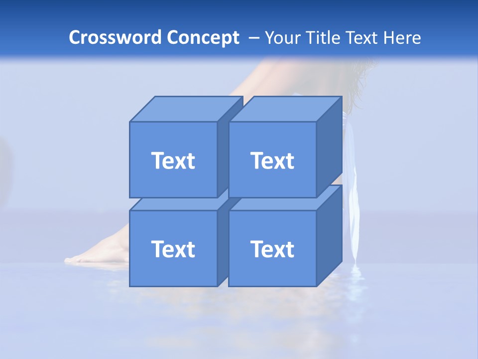 Bullet Offset Arm PowerPoint Template