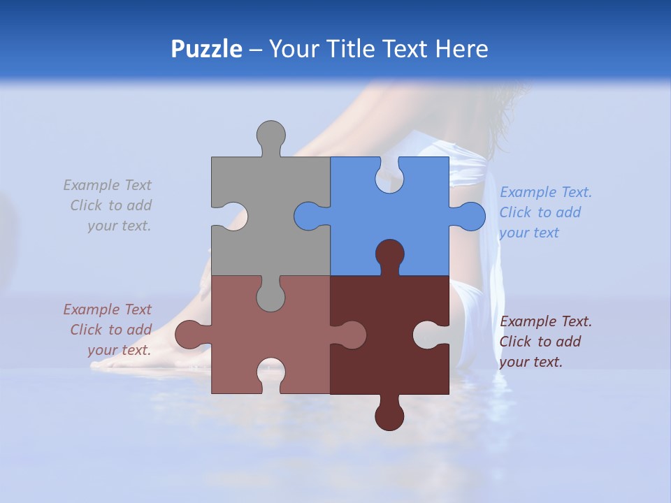 Bullet Offset Arm PowerPoint Template
