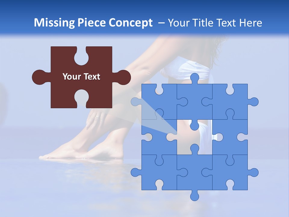 Bullet Offset Arm PowerPoint Template