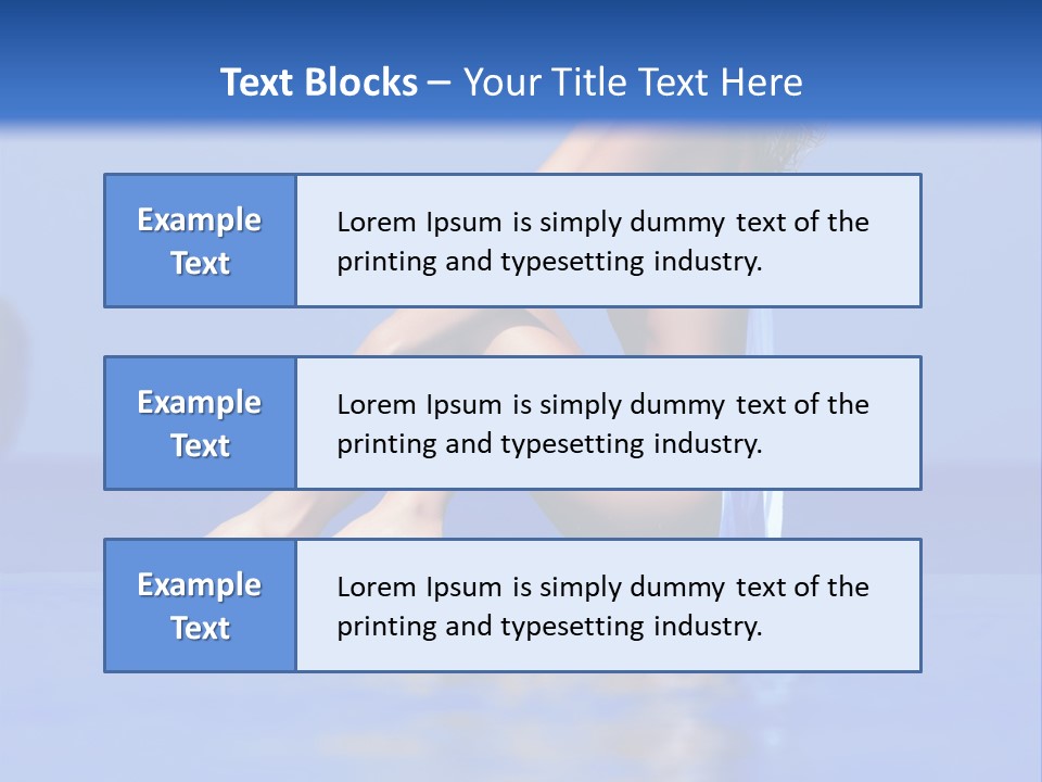 Bullet Offset Arm PowerPoint Template