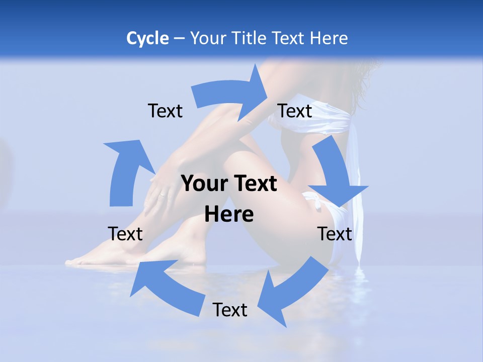 Bullet Offset Arm PowerPoint Template