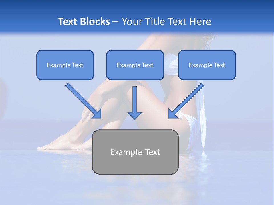 Bullet Offset Arm PowerPoint Template