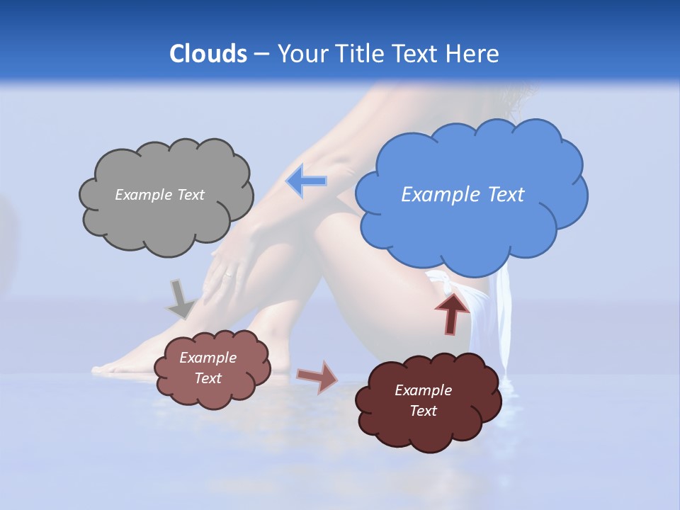 Bullet Offset Arm PowerPoint Template