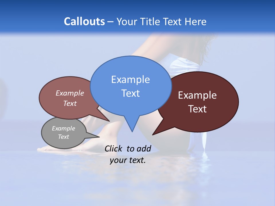 Bullet Offset Arm PowerPoint Template