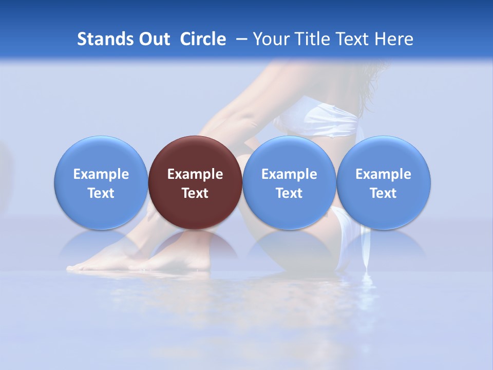 Bullet Offset Arm PowerPoint Template