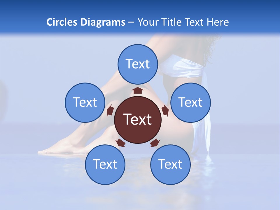 Bullet Offset Arm PowerPoint Template