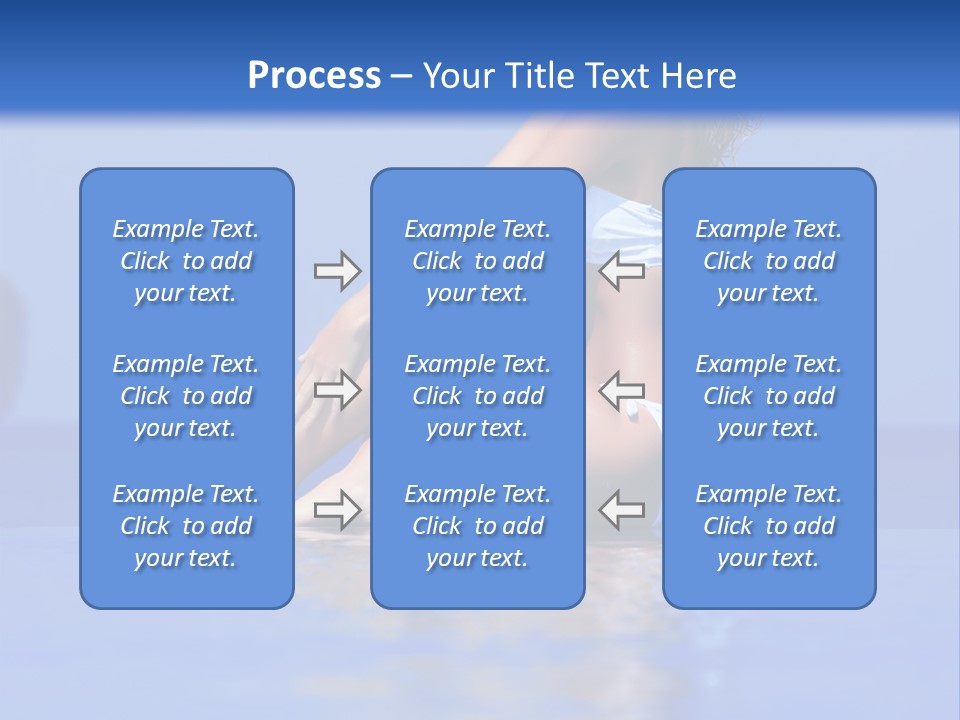 Bullet Offset Arm PowerPoint Template