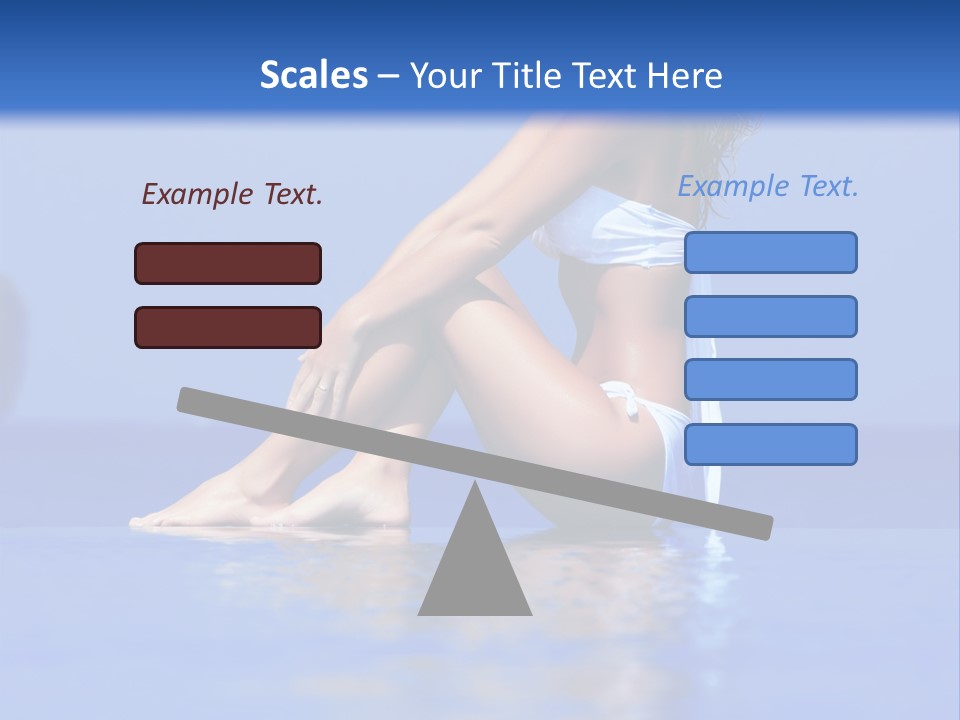 Bullet Offset Arm PowerPoint Template