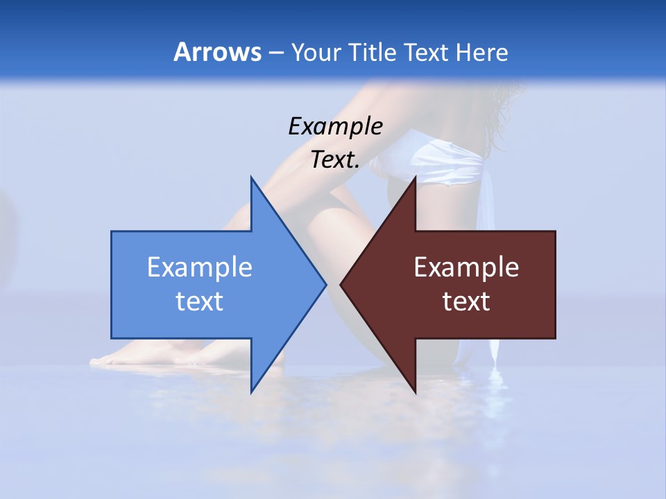 Bullet Offset Arm PowerPoint Template