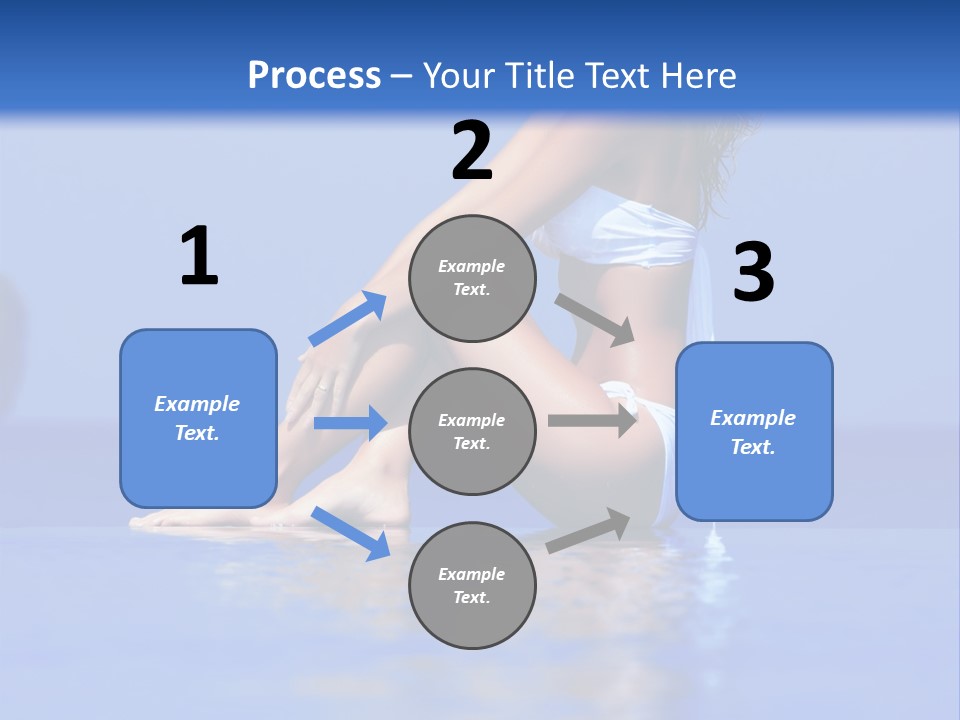 Bullet Offset Arm PowerPoint Template