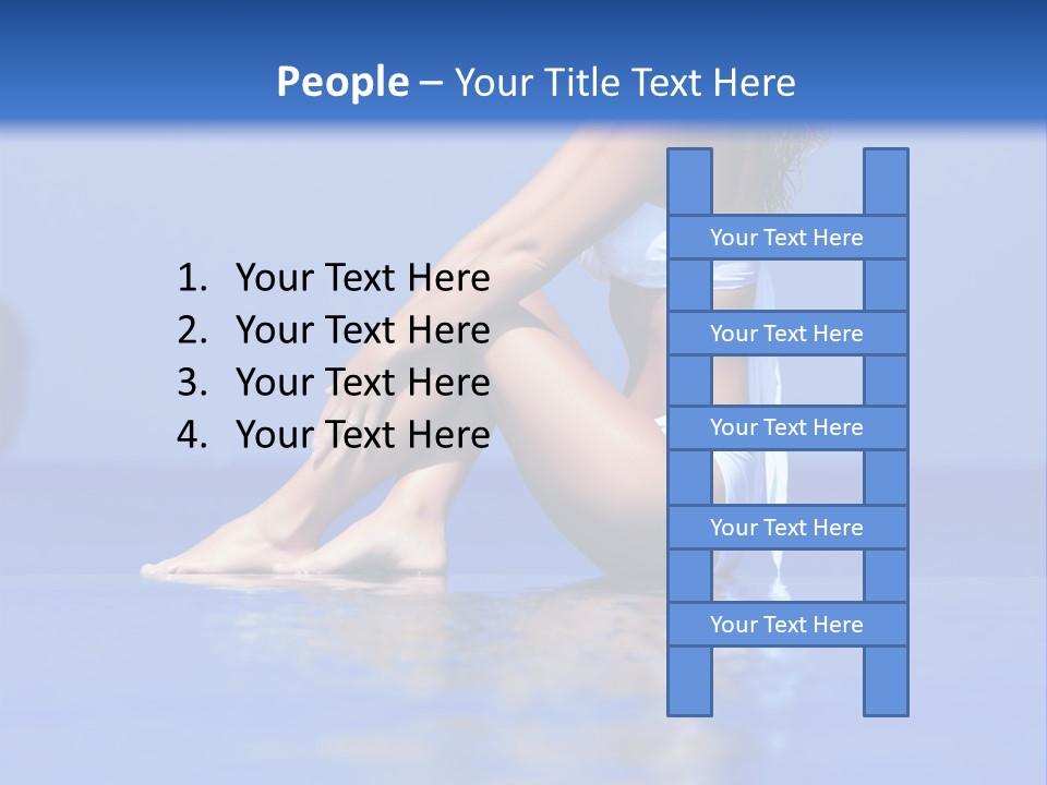 Bullet Offset Arm PowerPoint Template