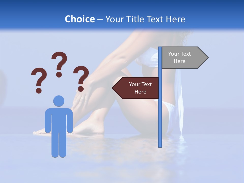 Bullet Offset Arm PowerPoint Template