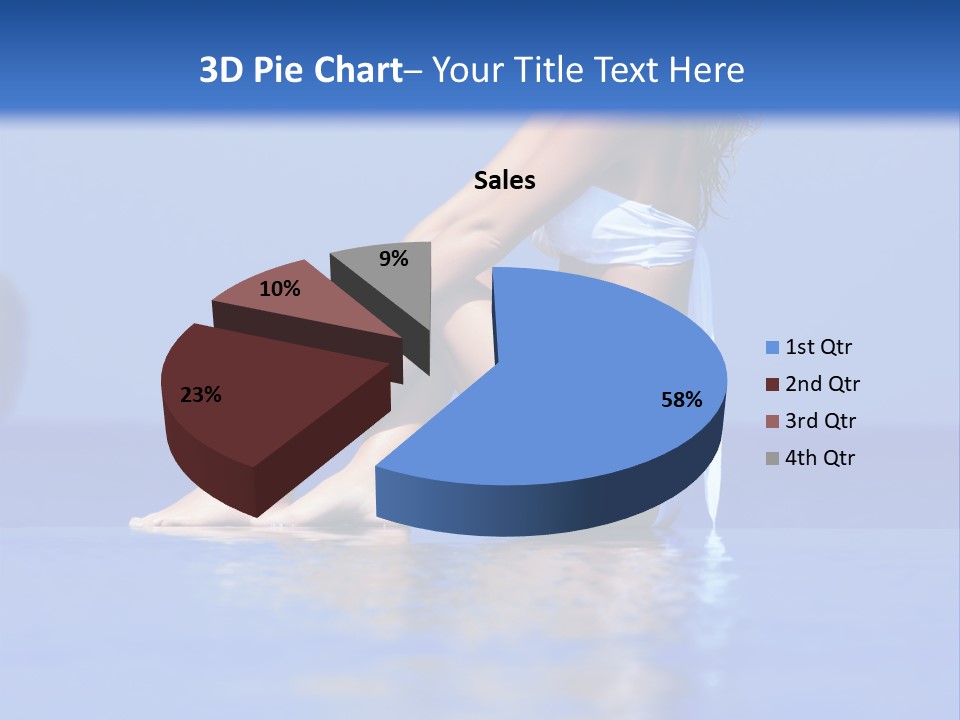 Bullet Offset Arm PowerPoint Template