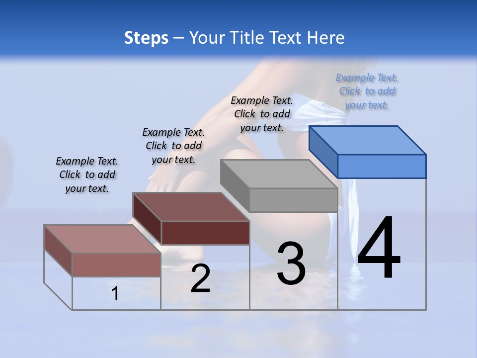 Bullet Offset Arm PowerPoint Template