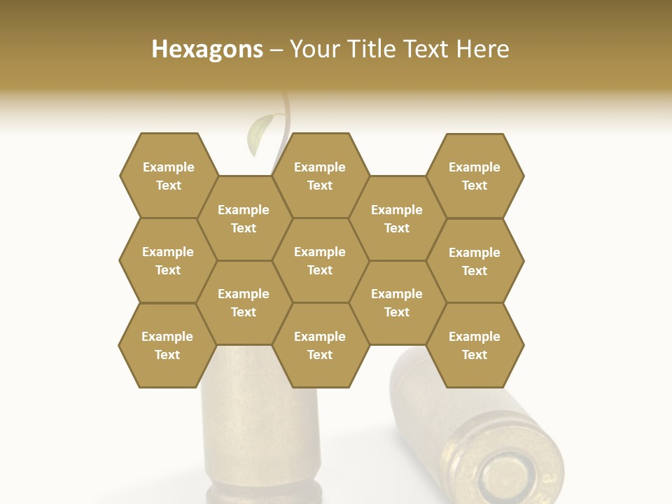 Bullet Offset Arm PowerPoint Template