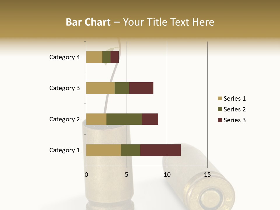 Bullet Offset Arm PowerPoint Template