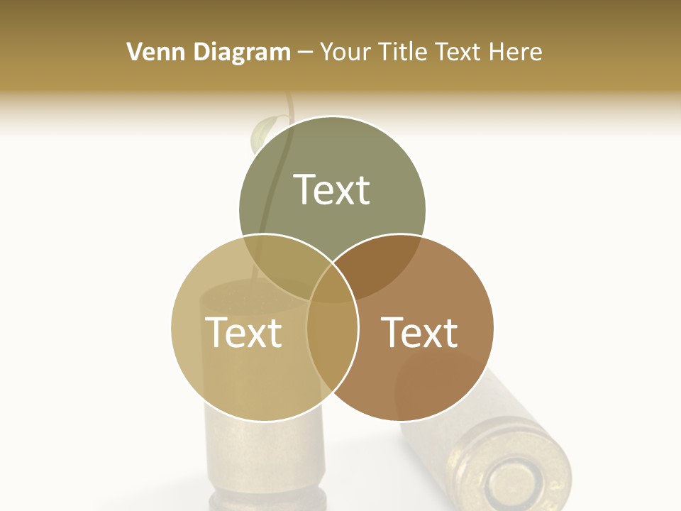 Bullet Offset Arm PowerPoint Template