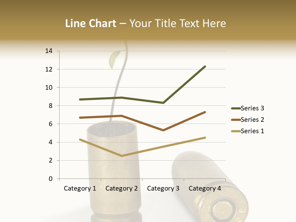 Bullet Offset Arm PowerPoint Template