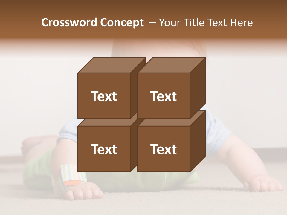 Crying Child Adorable PowerPoint Template