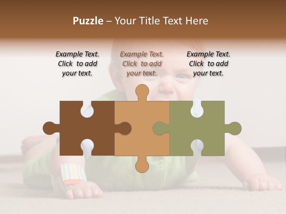 Crying Child Adorable PowerPoint Template