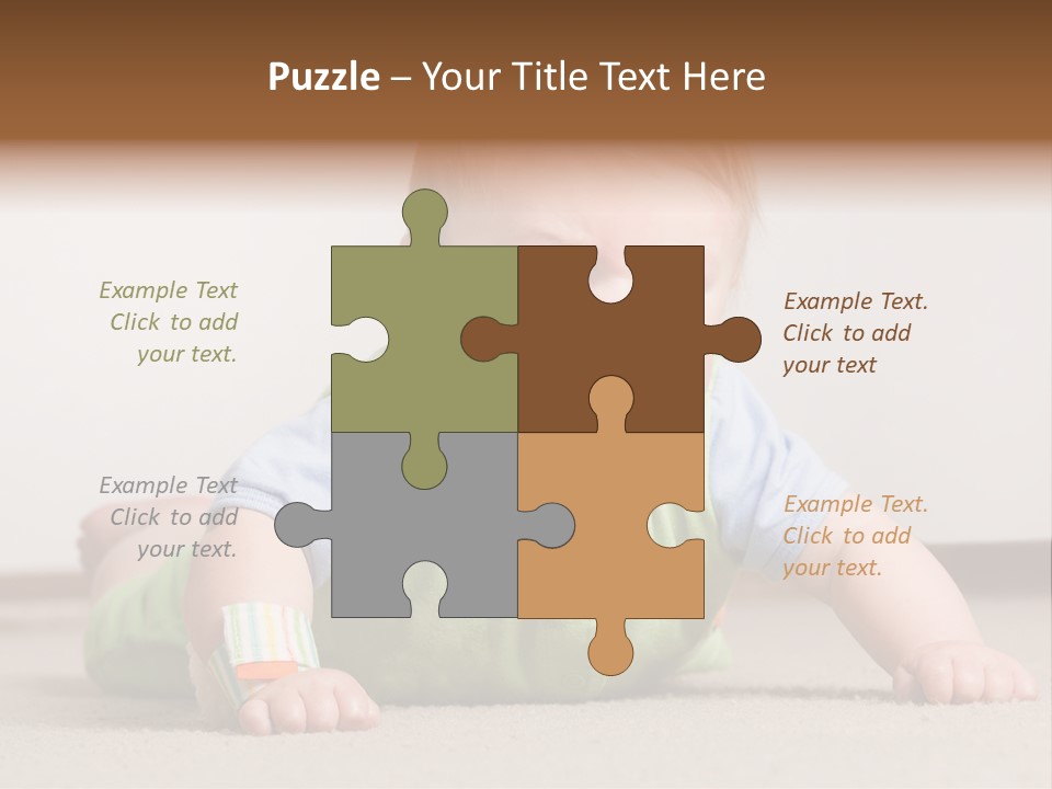 Crying Child Adorable PowerPoint Template