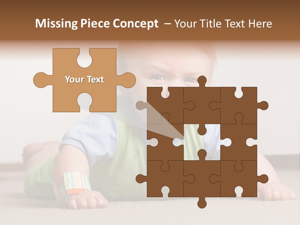 Crying Child Adorable PowerPoint Template