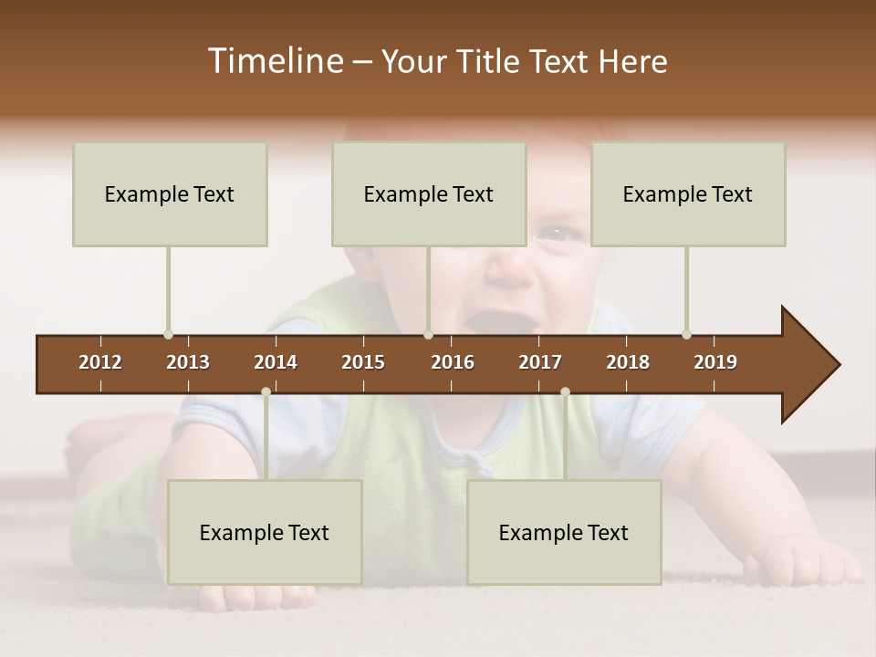 Crying Child Adorable PowerPoint Template