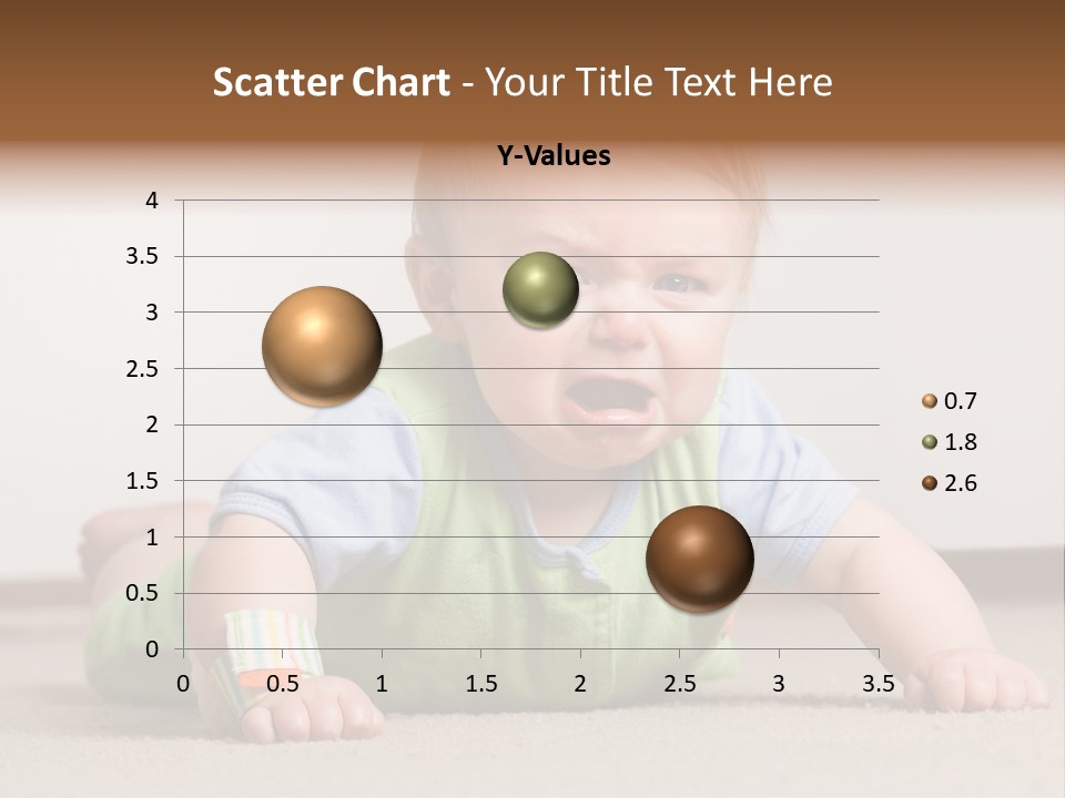 Crying Child Adorable PowerPoint Template