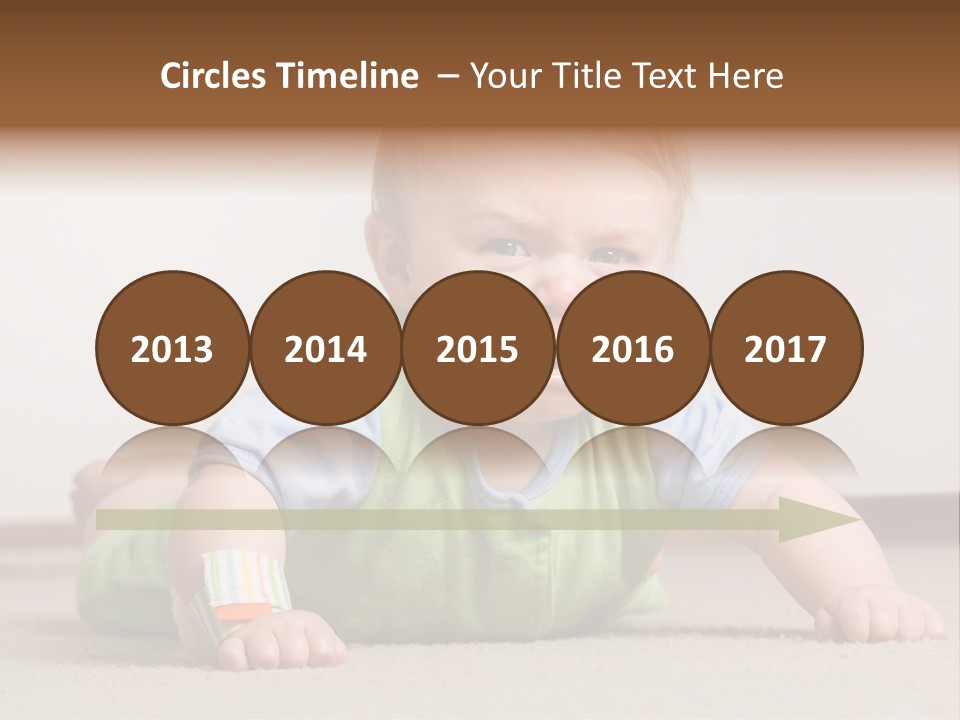Crying Child Adorable PowerPoint Template