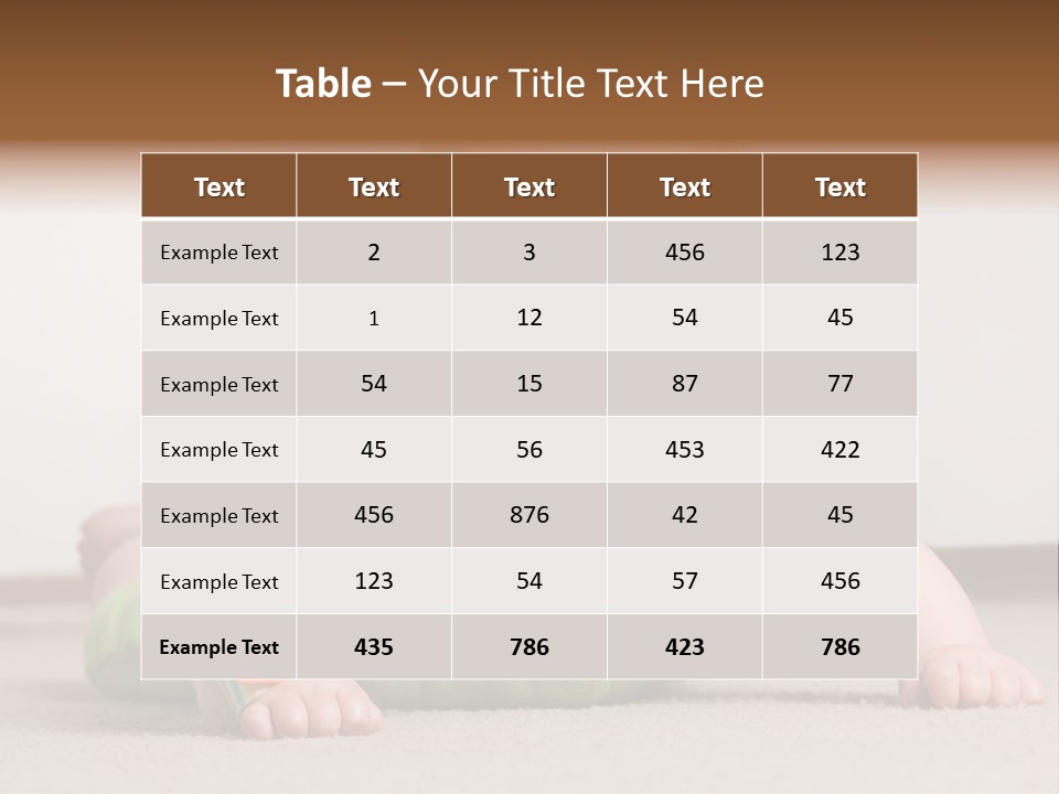 Crying Child Adorable PowerPoint Template