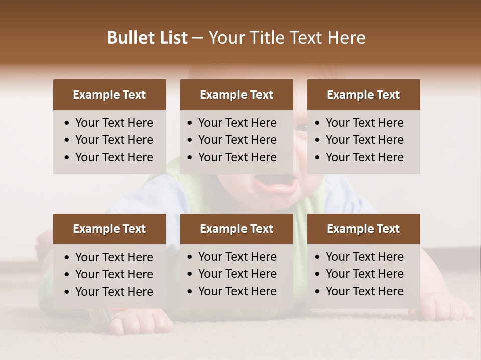 Crying Child Adorable PowerPoint Template