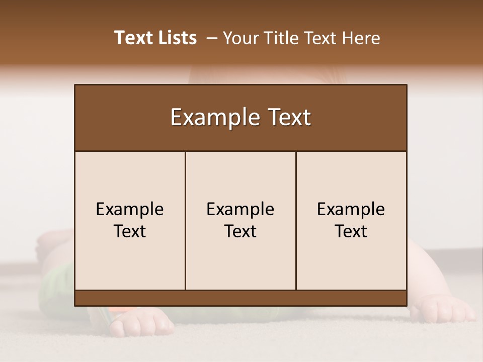 Crying Child Adorable PowerPoint Template