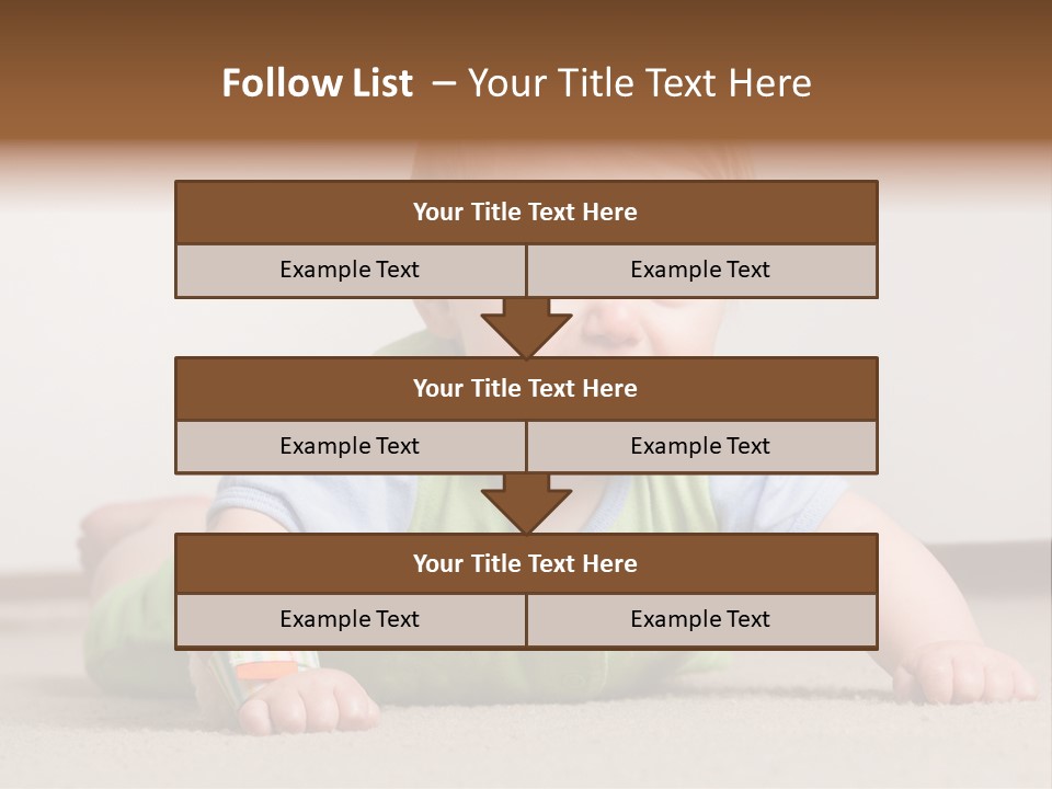 Crying Child Adorable PowerPoint Template