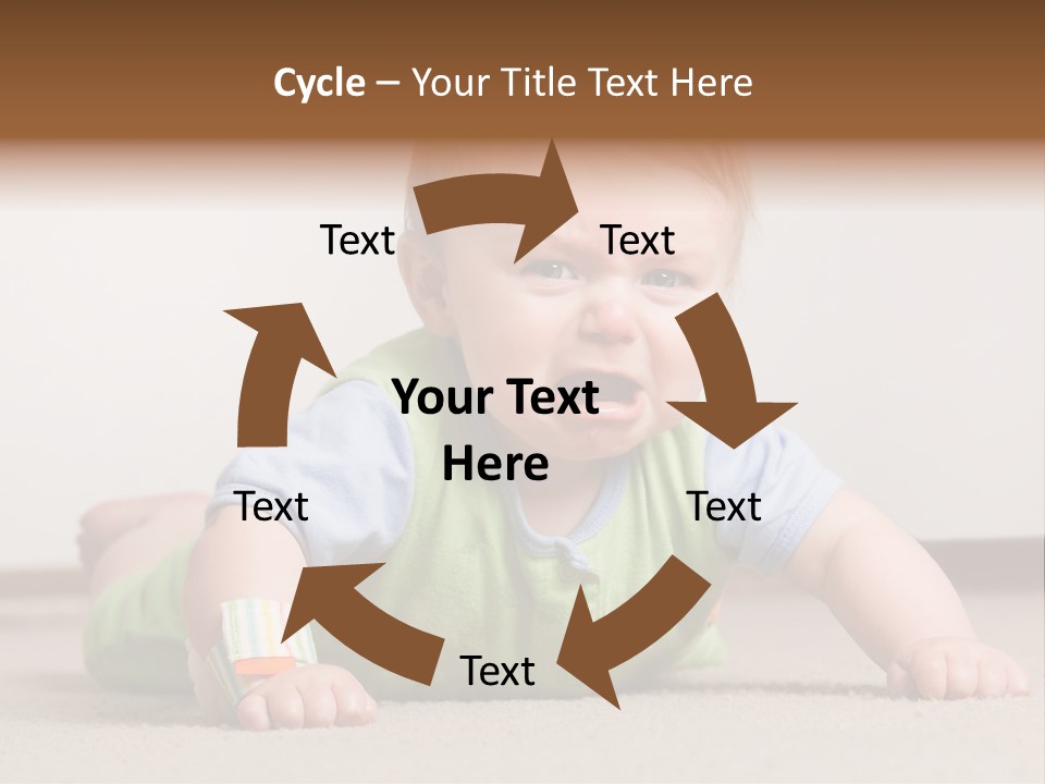 Crying Child Adorable PowerPoint Template