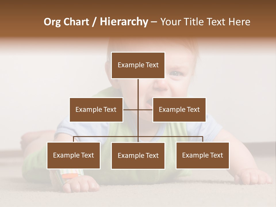 Crying Child Adorable PowerPoint Template