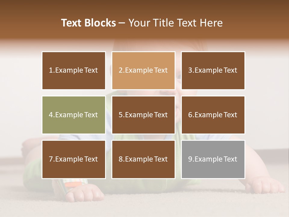 Crying Child Adorable PowerPoint Template