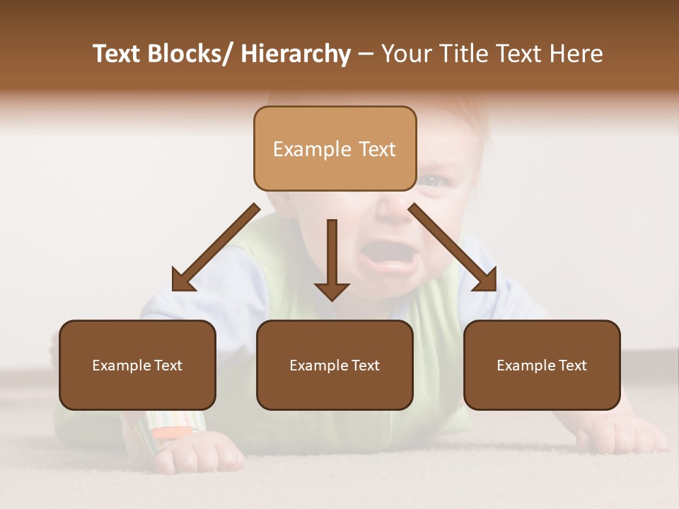 Crying Child Adorable PowerPoint Template