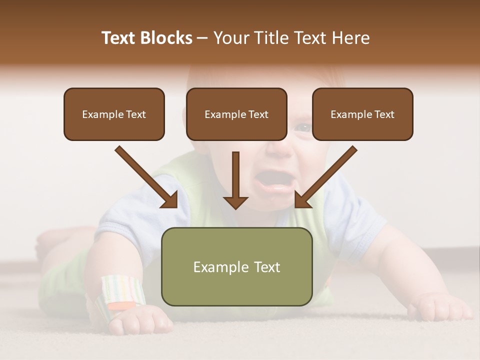 Crying Child Adorable PowerPoint Template