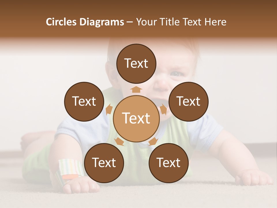 Crying Child Adorable PowerPoint Template