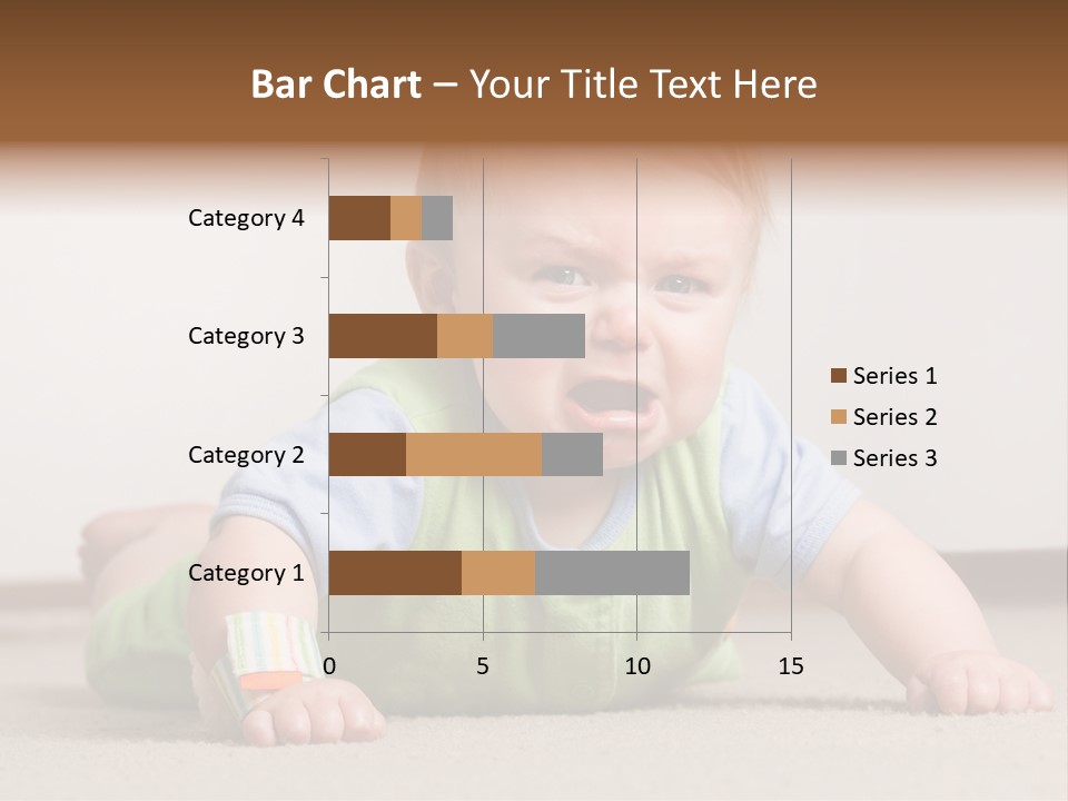 Crying Child Adorable PowerPoint Template